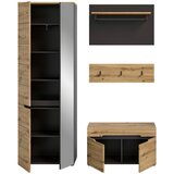 MID.YOU Predsoba Canu, Siva, Barva Hrasta, 3-Delno | Shoptok.si