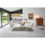 MID.YOU NASLANJAČ, les, kovina, tekstil bež | Shoptok.si