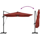  Roma dežnik Rdeča 286 x 285 x 270 cm Aluminij in Poliester, (5000045730) | Shoptok.si