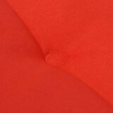  Jastuk za vrtnu klupu crveni 100 x 50 x 3 cm od tkanine Oxford | shoptok.hr