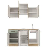 Flex-Well Majhna Kuhinja Cara, Zelena, Hrast | Shoptok.si