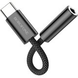 Borofone ADAPTER BV15 AUDIO - TIP C NA JACK 3,5MM - CRNI (DAC) | shoptok.hr