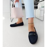 Gemre Navy blue fabric loafers Fombio | Shoptok.si