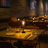  LED punjiva dodirna stona lampa SIMPLE LED/1W/5V 3000-6000K 2400 mAh zadimljena | Eponuda.com