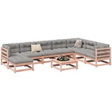  9-dijelni set vrtnih sofa s jastucima masivno drvo duglazije | shoptok.hr