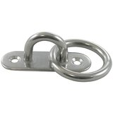 MARINETECH Pločica s navojem za jarbol Mit Ring (Oprema: Prsten, D x Š: 45 x 15 mm, Plemeniti čelik, Vrsta čelika: A2) | shoptok.hr