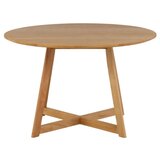 Venture Home Yakidon rastezljivi okrugli blagovaonski stol ⌀120 cm, smeđi | shoptok.hr