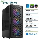 PCPLUS Storm Core i5 12400F 16GB 1TB SSD RTX 5050 8GB Windows 11 Home gaming namizni računalnik Cene