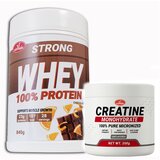 Olympic Strong 100% Whey Protein Čoko-Oranž 840g + Creatine Monohydrate 300g | Eponuda.com
