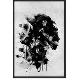  Slika - Classic Profile (1 Part) Vertical 40x60 U crnom drvenom okviru | shoptok.hr