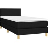  box spring s madracem LED crni 80 x 200 cm od tkanine | shoptok.hr