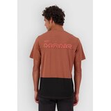 Mons Royale Merino Tarn Shift Funkcijska majica cinnamon / black | Shoptok.si