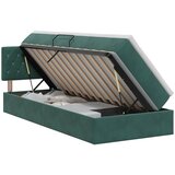  s od storage s uzglavljem Tamnozelena 90 x 200 cm Baršun | shoptok.hr