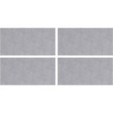  Stepenica Pravokutni 4 pcs Srebrno 50 x 25 cm Aluminij | Eponuda.com