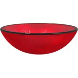  Umivaonik od kaljenog stakla 42 x 14 cm Crvena | shoptok.hr