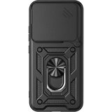 AVIZAR Etui za Realme 16 Pro Plus s Prstanastim Stojalom in Pokrovčkom Kamere, Črna, (5000275116) | Shoptok.si