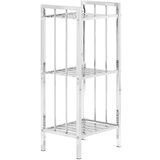 Premier Housewares Kupaonska polica u srebrnoj boji 33x73 cm – | shoptok.hr