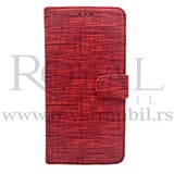  futrola textile flip za samsung A025 / A037 galaxy A02S / A03S crvena Cene