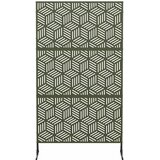  Zaslon za privatnost 100 x 50 x 180 cm Čelik Maslinastozelena | shoptok.hr