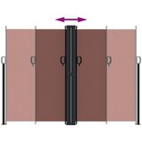  Uvlačiva bočna tenda smeđa 180 x 600 cm | shoptok.hr