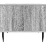  Kava Stol Siva sonoma 90 x 50 x 40 cm Konstruirano drvo | shoptok.hr