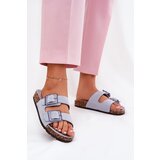 Boto Women's sandals with buckles on cork sole blue Sercele | ePonuda.com
