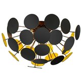  Reality stropna svetilka Discalgo (grlo: E14, 40 W, 230 V, črno-zlata barva) | Shoptok.si