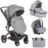 Cangaroo Kolica za bebe Ellada 3u1 I-size Grey | ePonuda.com