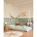 Kave Home Bijeli dječji krevet od masivne bukve u obliku kućice s podnicom 90x190 cm Maralis – | shoptok.hr