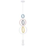  Dečji luster na sajli HOOPS 1xE27/20W/230V, prečnika 19 cm, šaren | Eponuda.com
