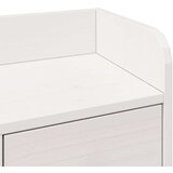  Krevet s regalom za knjige bez madraca bijeli 75x190cm borovina | shoptok.hr