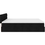 vidaXL Otomanski okvir kreveta s madracima crni 200x200cm od tkanine | shoptok.hr