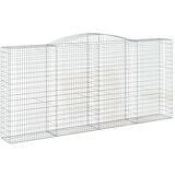  Obokane gabion košare 9 kosov 400x50x180/200cm pocinkano železo, (20981962) | Shoptok.si
