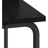  Stol s pohranom Crni hrast 100 x 50 x 91 cm | shoptok.hr
