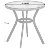 Gardenson Vrtna Miza Ravenna, Ø 104 Cm | Shoptok.si