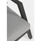 BIZZOTTO Siva vrtna garnitura aluminijska za 4 osobe Harley – | shoptok.hr
