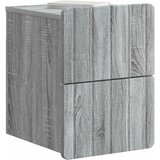  Noćni ormarić za montažu na zid Siva sonoma 33 x 34,5 x 43 cm | shoptok.hr
