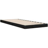  Za krevet od masivne borovine crni 75x190 cm 2FT6 mali | shoptok.hr