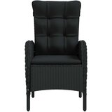  9-dijelni vrtni blagovaonski set s jastucima crni | shoptok.hr
