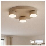  Brilagi-LED RGB stropno svetlo MONO, prigušiva, 3xGX53/14W/230V, Wi-Fi Tuya, prečnik 30 cm, bež Cene