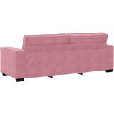  Dvodijelni set sofa s jastucima, ružičasti baršun | Shoptok.si