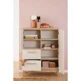 Paidi VISOKA KOMODA, barve hrasta, bež | Shoptok.si