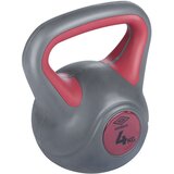 Umbro 255781 kettlebell uteg 4 kg – kompozitni, ergonomska ručka, sivo-crveni | shoptok.hr