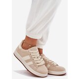 EVENTO Women's Sneakers Made Of Eco Suede Beige Arlenina | Shoptok.si