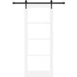 vidaXL Klizna vrata s setom hardvera "ORKDAL" bijela 83x211 cm | shoptok.hr