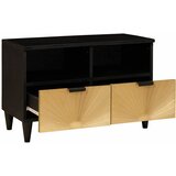 TV ormar Crna i zlatna 70 x 33 x 46 cm Konstruirano drvo | shoptok.hr