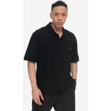 Neil Barrett Polo majica Neil Barett za muškarce, boja: crna, s aplikacijom, PBJT143.U500-3158