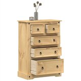 vidaXL Predalnik Corona 80x43x114 cm trdna borovina Cene