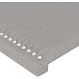  Uzglavlje svjetlosivo 203 x 16 x 118/128 cm od tkanine | shoptok.hr