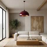 Brilagi LED luster na sajli METALO 1xE27/40W/230V Ø 40 cm bordo/bakarna | Eponuda.com